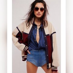 FREE PEOPLE Women's Keep It Brief Denim Micro Shorts